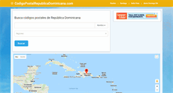 Desktop Screenshot of codigopostalrepublicadominicana.com